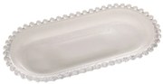 Travessa Cristal Oval Pearl 24x12x2cm 28386 Wolff