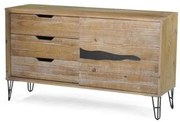 Buffet Aspen Metal Grafite DriftWood 152cm - 61838 Sun House