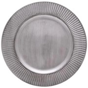 Sousplat Galles Radial Silver Antique - Copa & Cia