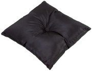 Kit 5 Almofadas Com Botão Futon Capitonê Tecido Suede (Preto)