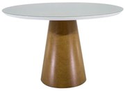 Mesa de Jantar Cannes Com Vidro 1.00 cm - Wood Prime 41103