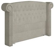 Cabeceira Cama Box Casal 140cm Provença P02 Boucle Cru - Mpozenato