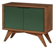 Buffet Uriel 2 Portas Pinhão e Verde Musgo - Wood Prime MP 27575