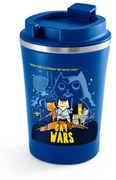 Copo Térmica Chá Café e Cerveja 470ml Cat Wars - Azul