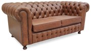 Sofá Chesterfield com Tachas Design Clássico de Luxo