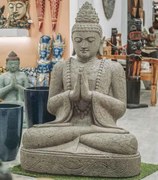 Escultura Buda em River Stone | 120cm