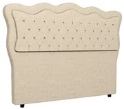 Cabeceira Casal Queen Cama Box 160cm Oregon I02 Linho Bege - Mpozenato