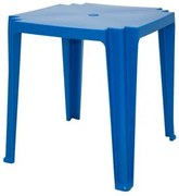 Mesa Tramontina Tambaú 68x68x72 cm em Polipropileno Azul