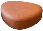 Puff Nilo Grande Estofado em Courissimo Soft cor Tangerina 108 cm - 71336 Sun House