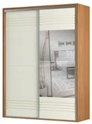 Guarda Roupa Solteiro com Espelho 179cm 2 Portas 100% MDF TW601E Freij