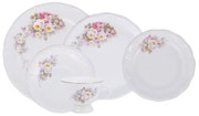 Aparelho De Jantar E Chá Porcelana Schmidt 20 Peças - Dec. Vitoria 0397