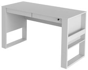 Mesa 2 Gavetas para Escritório Home Office ME4144 MDP Branco G69 - Gran Belo