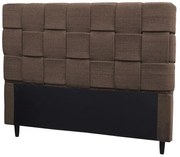 Cabeceira Cama Box Casal 140 cm Ravena Linho Marrom - Simbal - Marrom