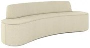 Sofá 3 Lugares para Sala de Estar Living 210cm Koane D06 Linho Creme -