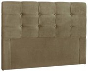 Cabeceira Painel Cama Box Casal 140cm Ana Luísa Suede Marrom - Sheep Estofados - Marrom