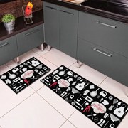 Jogo de Tapete de Cozinha, Kitchen - 3 Pças