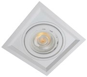 Plafon Embutir Aluminio Branco 17,9cm Recuado Ii