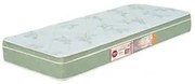 Colchão Solteiro Sleep Max Espuma D33 120x203x15cm Branco/Verde - Cast