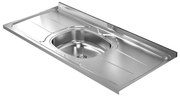 Pia de Cozinha A03 120cm com Cuba Inox - ADJ Decor