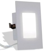 Balizador Lumin&aacute;ria Parede Embutir Caixa 4x2 Escada Bivolt L&acirc;mpada LED G9