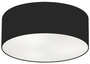 Plafon Para Banheiro Cilíndrico SB-3049 Cúpula Cor Preto