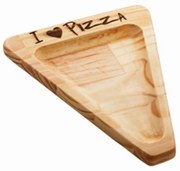 Tábua Madeira Para Pizza Individual Pinus 25x20x2cm 13460 Woodart