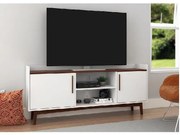 Rack Home Para Tv Até 50" 1 Prateleira 2 Portas Branco