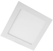 Plafon Led Embutir Quadrado Branco 12w 3000k