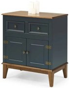 Buffet Antoine 2 Portas e 2 Gavetas Azul Petróleo 74cm - 67858 Sun House