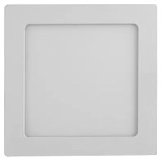 Plafon Led Embutir Quadrado Branco 12W Yamamura - LED BRANCO QUENTE (3000K)