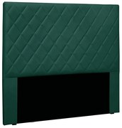 Cabeceira Cama Box Casal 140 cm Dubai Veludo Verde S04 - D'Rossi