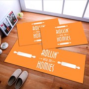 Jogo de Tapete de Cozinha, Hollie Homies - 3 Pças