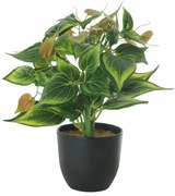 Vaso Decorativo com Planta Artificial para Sala Verde 22 cm - D'Rossi