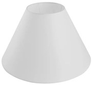 Cupula Para Abajur Plastico Poliestireno Branco 50cm