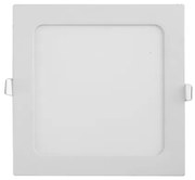 Plafon Led Embutir Quadrado Branco 12w 110 3000k