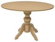 Mesa de Jantar Redonda Slim Munique - 4 Lugares - 1,20m - Dourado Soléil  Kleiner