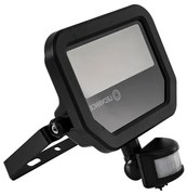 Projetor Led Com Sensor Preto 20w 3000k Ip65