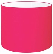 Cúpula em tecido cilíndrica abajur luminária cp-4099 40x25cm rosa pink