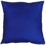 Capa de Almofada Suede Suprema em Tons Azul e Cinza - Lisa Azul Royal - 45x45cm