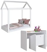 Quarto Infantil Montessoriano Completo Meu Fofinho A05 Branco - Mpozen