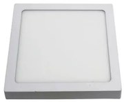 Plafon Led Sobrepor Branco 18W 22X22cm Yamamura - LED BRANCO QUENTE (3000K)