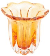 Vaso De Vidro Italy Âmbar 14,5cm X 13cm 29165 Wolff