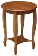 Mesa de Apoio Íris com Pés Inglês e Prateleira - Wood Prime NP 10611