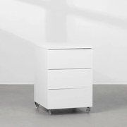 Módulo Contemporâneo 3 gavetas Branco - 42,5cm