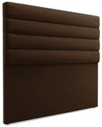 Cabeceira California Para Cama Box Casal 140 cm Suede Marrom - D'Rossi