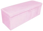 Calçadeira Clean 90 cm Suede Rosa Bebê D'Rossi