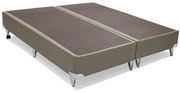 Base de Cama Box Courino Bege Super King 193 cm (LARG) Alta - 42839 Sun House