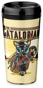 Copo Viagem 520ml Catalorian Mandalorian Geek Nerd