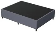 Base para Cama Box Casal 138x188cm Hit I02 Suede Cinza - Mpozenato