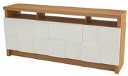 Buffet Delos Quadriculado cor Freijo com Off White 1,76 MT (LARG) - 59045 Sun House